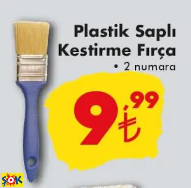 PLASTİK SAPLI KESTİRME FIRÇA